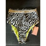 Juicy Couture  Animal Print One-Piece Racerback Swimsuit Medium NWT Photo 6