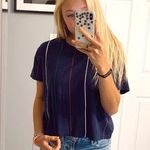 PacSun  navy blue red white green striped tee Photo 0