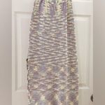 Lusana Keira Crochet Knitted Dress Sorbet Pastel Purple Blue Resort Beach Small Photo 9