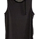 Banana Republic Black White Geometric Print Sleeveless Tie Shoulder Top Size S Photo 0
