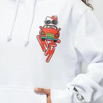 Hello Kitty Hypland x  Car Break White Hoodie Kangaroo Pocket Size‎ Small Photo 2