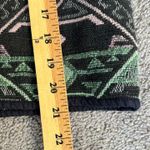Vintage Aztec Pattern Jacket Size Small Southwest 100% Cotton Black Pink Green Photo 5