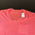 Aerie  Pocket T-Shirt Relaxed Fit Short Sleeve
Oversized Top Coral Small NWT Photo 1
