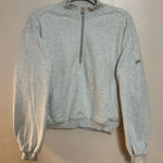 Fabletics  Women's Shirt Knit Quarter‎ Zip Long SLeeve Pullover Cream Size XS Photo 0