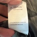 Vince Women's Silk Olive Green 3/4 sleeve scoop neck Top in size large Photo 5