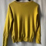 Banana Republic sweater women's small lemony yellow crewneck pullover colorful Photo 2