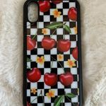 Checkered Cherry iPhone XR case Multiple Photo 0