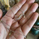 Stethoscope Infinity Sterling Silver Necklace Gold Photo 0