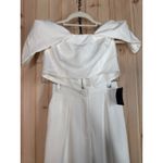 Lulus NWT  Captivating Entrance White Off-the-Shoulder Two-Piece Jumpsuit Sz XS Photo 5