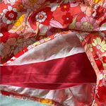 Avia  Floral 2-1 Shorts - Red and Pink Size‎ Large 12-14 EUC Photo 2