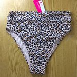 Xhilaration New High Leg High Waist Bikini Bottoms Animal Med Photo 0