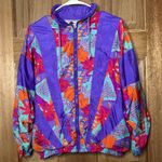 Vintage women’s aviat sportif Colorful Windbreaker Jacket size M Purple Size M Photo 0