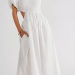 Free People Kalina White Midi Dress S Photo 1