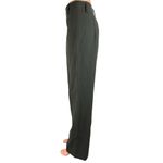 ZARA  Black High Rise Wide Straight Leg Pleated Business Dress Trouser Pants Sz S Photo 1