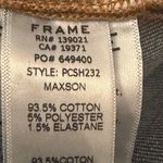 frame denim FRAME Pleated Coverall Stretch Denim Romper Maxson Wash Button Front Playsuit XS Photo 8