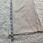 Aerie  | Groove On Velour Ribbed Hi-Rise Flare Pants Ivory Cream Women's Medium Photo 12