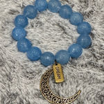 Francesca's Collections Dreamy Blue Bracelet with Moon Charm Photo 0
