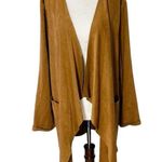 XCVI VINTAGE  WEARABLES Faux Suede Cardigan Photo 0