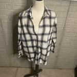 Old Navy Plaid Button Up Long Sleeve Collared Casual Shirt Size Large Photo 1