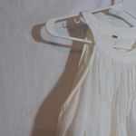 Free People  White Sleeveless Flowy Halter Neck Top Neutral Boho Size XS Photo 2