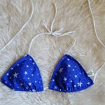 B1 New Women’s Patriotic American Flag 🇺🇸 Sexy String Bikini Set size Small Red Photo 1