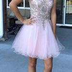 Fiesta Fashion Light Pink Sparkly Dress Size Small Photo 0