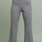 Anthropologie Cartonnier Womens Knit Pants Size S Cropped Flare Office Casual Gray Photo 1