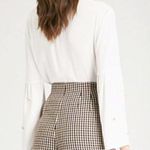 Maje  Women's Ecru V-Neck Pullover Loust Top with Long Wide Bee's Sleeves sz S Photo 2