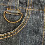 Angie Y2K Buckle Hem Denim Pencil Skirt size Medium Photo 3