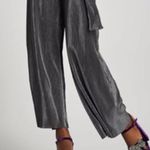 ZARA NWOT Ruffle Pleated Gray Jumpsuit XS Photo 3