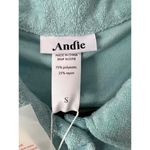 ANDIE Resortwear Blue Cropped Button-Up Shirt - Size S Photo 2