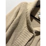 Cambridge Dry Goods Womens Cozy Knit Shawl Collar Cardigan Sweater Tan Size M Size M Photo 3