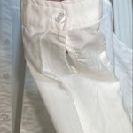 Crescent White Button Down Shirt with Pointed Collar Photo 3