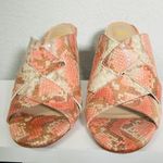 Johnston & Murphy Carrie Black Leather Slide Sandals Mule Heels Size 7.5 Photo 4