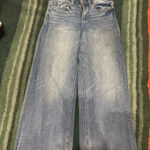 Vervet Flying Monkey Light Blue wide Leg ankle Jeans Sz 25 Photo 0