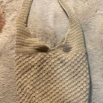 The Sak  120 Hobo Woven Bucket Bag Crochet Tan Purse Photo 0