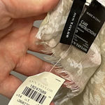 Ann Taylor Rayon Floral Striped Semi-Transparent Fashion Scarf- OS Photo 8