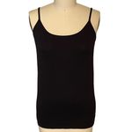 Vanity Fair Black Long Camisole Adjustable Straps Cami Tank Top ~ Plus Size 2X Photo 1