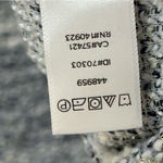 Loft Tweed Sweater Marled Mock Neck Size M Metallic Thread Blue Photo 6