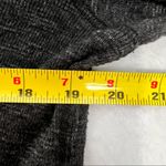 We The Free FREE PEOPLE Sz M Split Back Turtleneck Top Dark Gray Thermal Tunic Photo 8