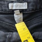 Happily Grey Faded Black Denim High Rise Cut Off Shorts Size 5/27 Gray Photo 3