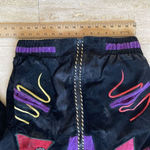 Vintage Mesa Ridge Jacket Abstract Artist Leather Suede Black Purple Full‎ Zip S Size 4 Photo 5