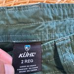 Kuhl  Cotton Nylon Performance Hiking Pants Womens 2 Teal Active Outdoor Photo 4