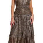 Bishop and Young Gold Lala Party Dress, Size Large, New with Tag MSRP $170 Photo 0