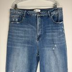 Risen NWT  Jeans High Rise Wide Leg Jeans Sz 3XL Distressed Medium Wash Photo 4