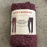 Lucky Brand  Women's 2-Pack Lounge Pants, Black/Pink Dot, Size M, NWT Photo 4