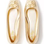 Lilly Pulitzer Gold Ballet Flats Photo 0