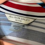 Allison Daley  Blouse Shirt Petite PS/P Red White Blue 4th of July Pool Party Photo 2