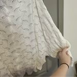 Andree by Unit  Cream Textured Knit Sweater White Oversized Batwing Cozy 2X Photo 6
