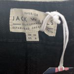 Jack Wills  black denim skirt with full length zipper in size 6 Photo 7